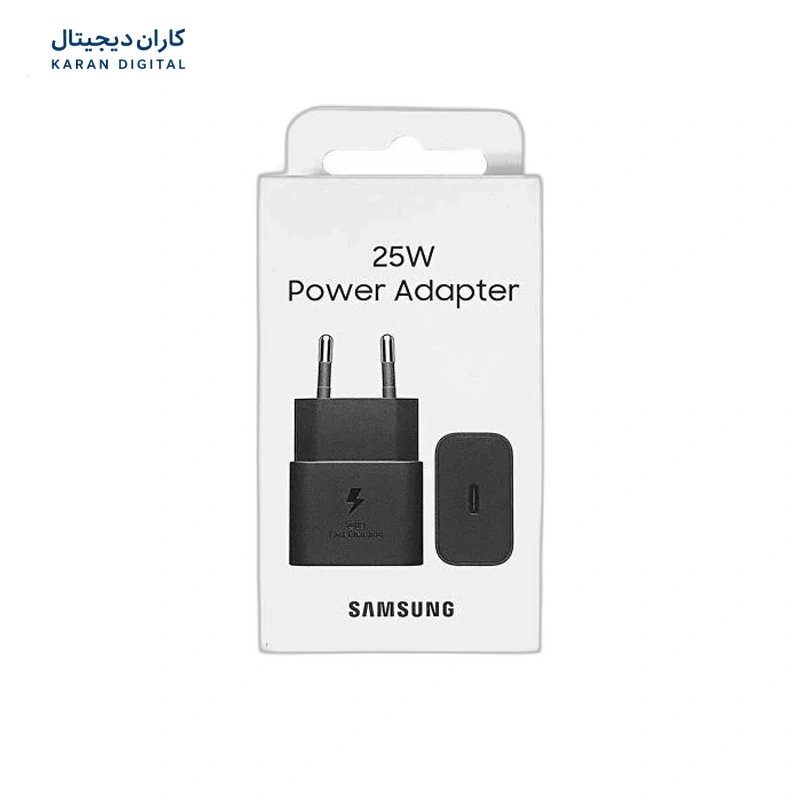شارژر دیواری سامسونگ 25 وات مدل EP-T2510 - اورجینال به همراه کابل دو سر تایپ سی